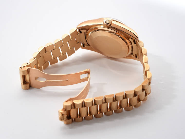 ロレックス デイデイト36 Ref.18038 イエローゴールド オニキス文字盤