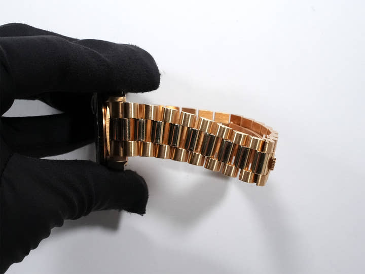 ロレックス デイデイト36 Ref.18038 イエローゴールド オニキス文字盤