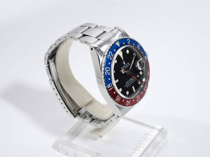 ロレックス GMTマスター Ref.1675 ステンレススチール ブラック文字盤 オイスターブレスレット