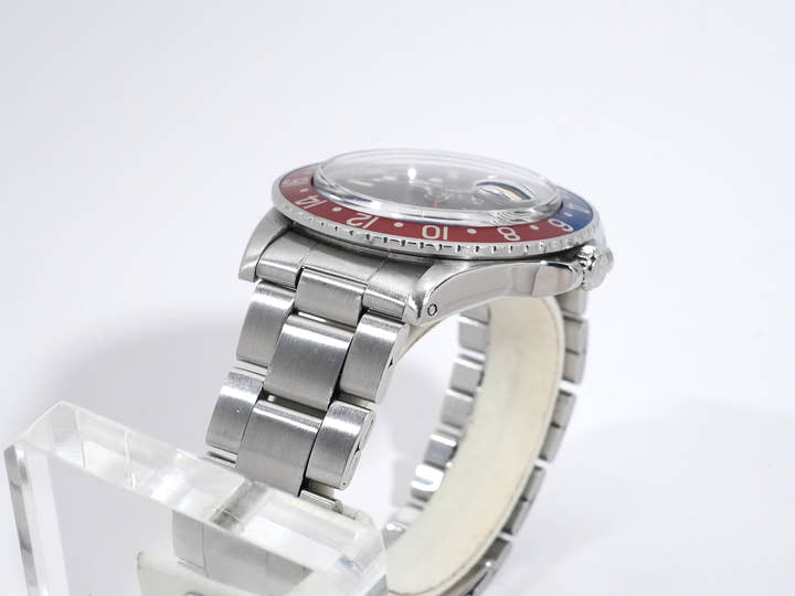 ロレックス GMTマスター Ref.1675 ステンレススチール ブラック文字盤 オイスターブレスレット