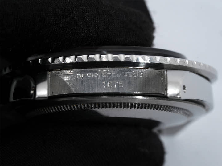 ロレックス GMTマスター Ref.1675 ステンレススチール ブラック文字盤 オイスターブレスレット