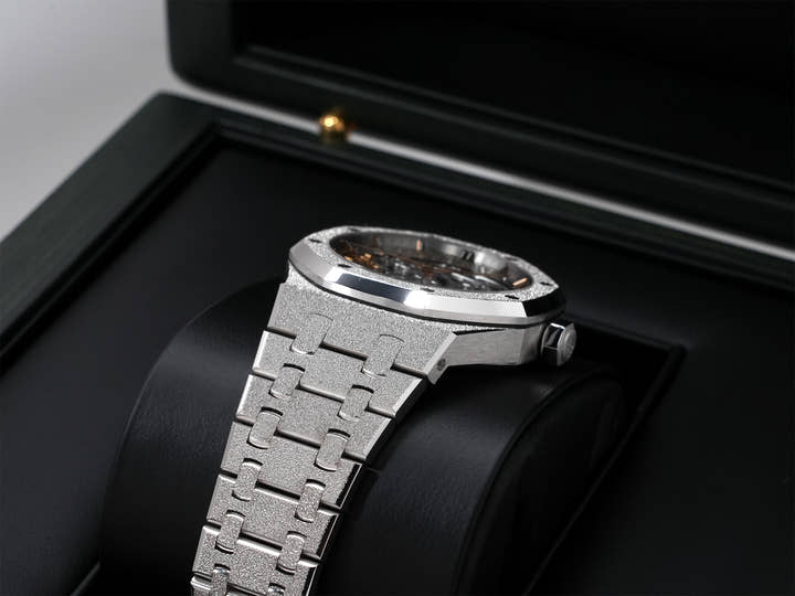 オーデマピゲ ロイヤルオーク ダブル バランスホイール オープンワーク Ref.15466BC.GG.1259BC.01 ホワイトゴールド オープンワーク文字盤