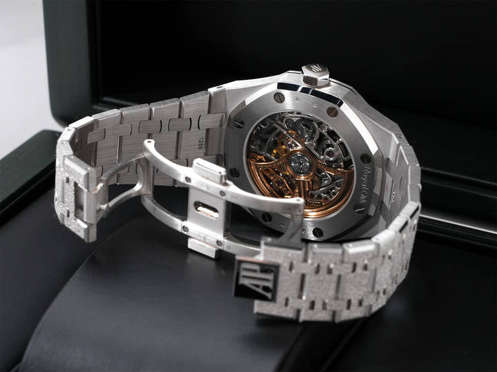 オーデマピゲ ロイヤルオーク ダブル バランスホイール オープンワーク Ref.15466BC.GG.1259BC.01 ホワイトゴールド オープンワーク文字盤