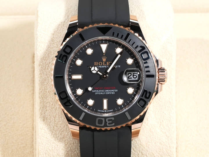 ロレックス ヨットマスター37 Ref.268655 エバーローズゴールド ブラック文字盤