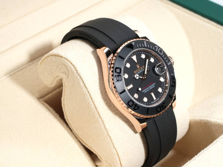 ロレックス ヨットマスター37 Ref.268655 エバーローズゴールド ブラック文字盤