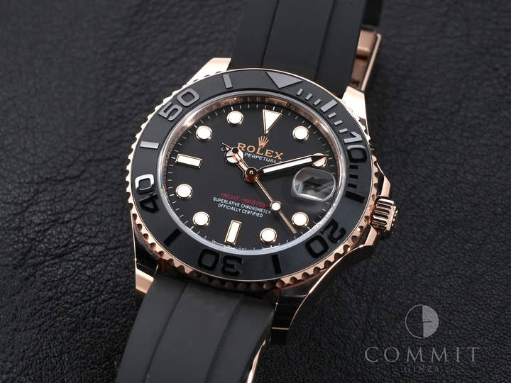 ロレックス ヨットマスター37 Ref.268655 エバーローズゴールド ブラック文字盤