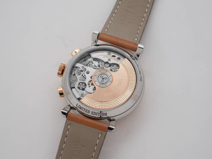 オーデマピゲ リマスター 01 クロノグラフ Ref.26595SR.OO.A032VE.01 ステンレススチール/ピンクゴールド イエローゴールドカラー文字盤