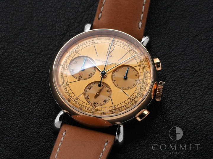 オーデマピゲ リマスター 01 クロノグラフ Ref.26595SR.OO.A032VE.01 ステンレススチール/ピンクゴールド イエローゴールドカラー文字盤