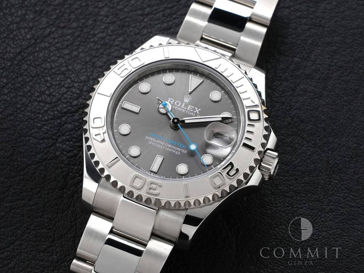 ロレックス ヨットマスター37 Ref.268622 ステンレススチール/プラチナ スレート文字盤