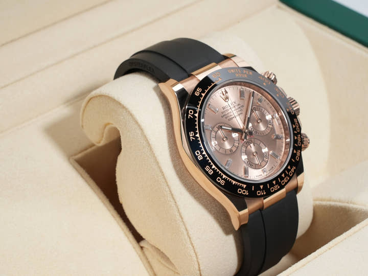 ロレックス デイトナ Ref.116515LNA エバーローズゴールド ピンクx11Pダイヤ文字盤