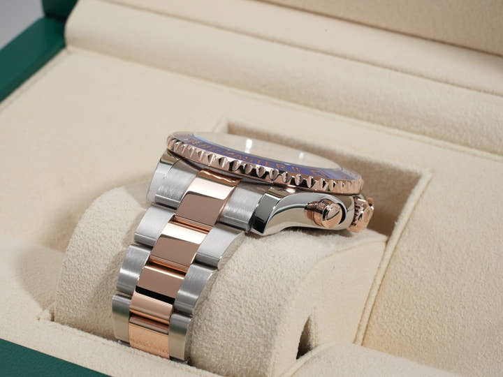 ロレックス ヨットマスターII Ref.116681 ステンレススチール/エバーローズゴールド ホワイト文字盤