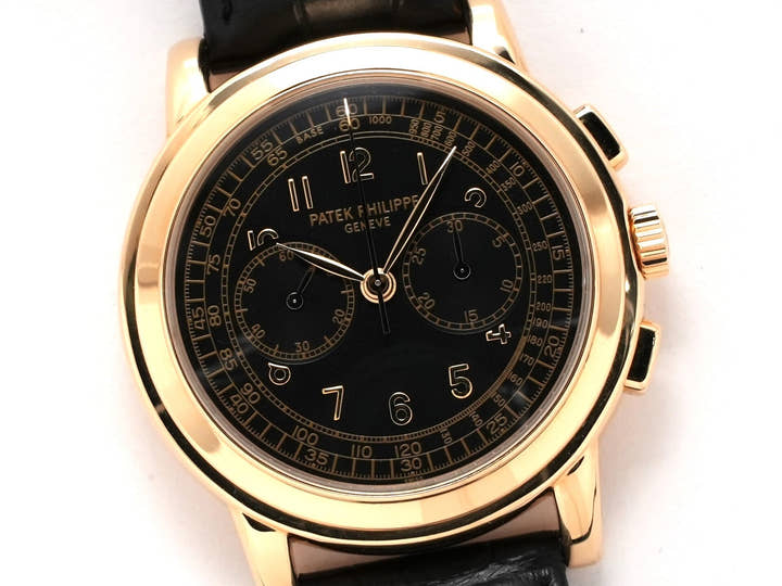 パテックフィリップ クロノグラフ Ref.5070J-001 ホワイトゴールド ブラック文字盤