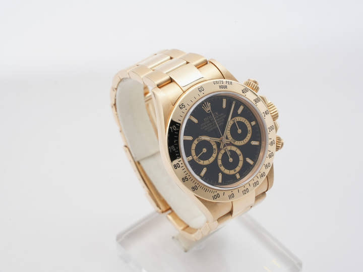 ロレックス デイトナ エルプリメロ Ref.16528 イエローゴールド ブラック文字盤
