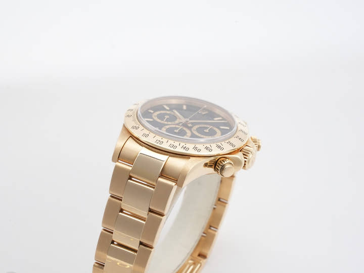 ロレックス デイトナ エルプリメロ Ref.16528 イエローゴールド ブラック文字盤