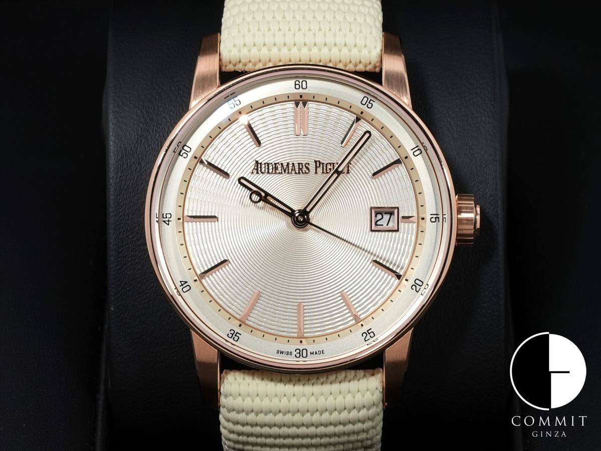 オーデマピゲ CODE 11.59 バイ オーデマ ピゲ Ref.77410OR.OO.A825CR.01 ピンクゴールド ベージュ文字盤
