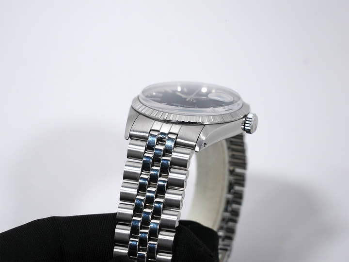 ロレックス デイトジャスト36 Ref.1603 ステンレススチール ブラック文字盤 ジュビリーブレスレット