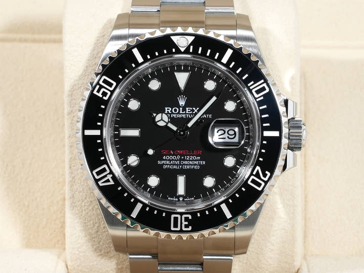 ロレックス シードゥエラー Ref.126600 ステンレススチール ブラック文字盤