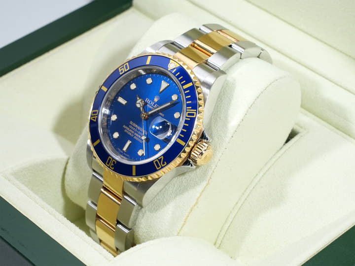 Rolex Submariner Date Ref. 16613 Stainless Steel/Yellow Gold Blue Dial