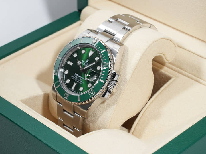ロレックス サブマリーナー デイト Ref.116610LV ステンレススチール グリーン文字盤