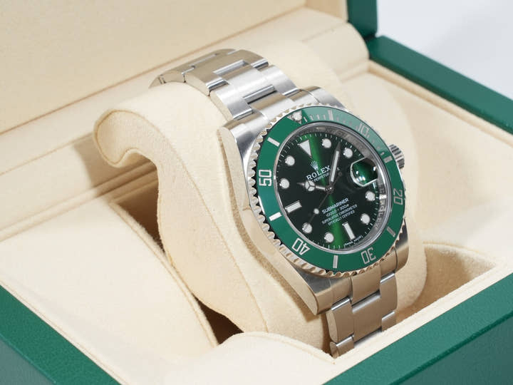 ロレックス サブマリーナー デイト Ref.116610LV ステンレススチール グリーン文字盤
