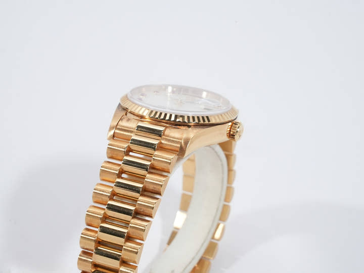 ロレックス デイデイト36 Ref.18238NGR イエローゴールド ホワイトシェル文字盤
