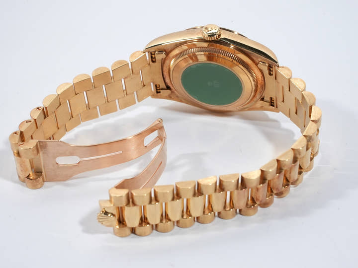 ロレックス デイデイト36 Ref.18238NGR イエローゴールド ホワイトシェル文字盤