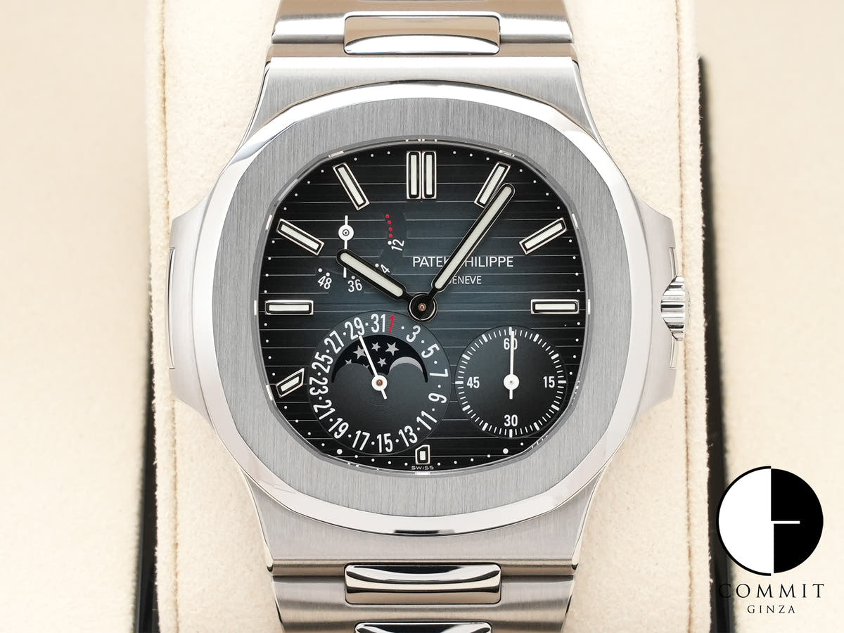 パテックフィリップ ノーチラス プチコンプリケーション Ref.5712/1A-001 ステンレススチール ブルー文字盤