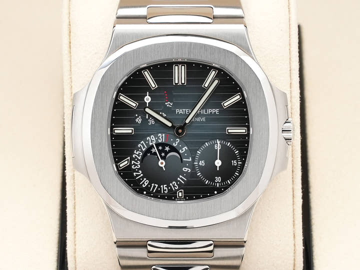 パテックフィリップ ノーチラス プチコンプリケーション Ref.5712/1A-001 ステンレススチール ブルー文字盤