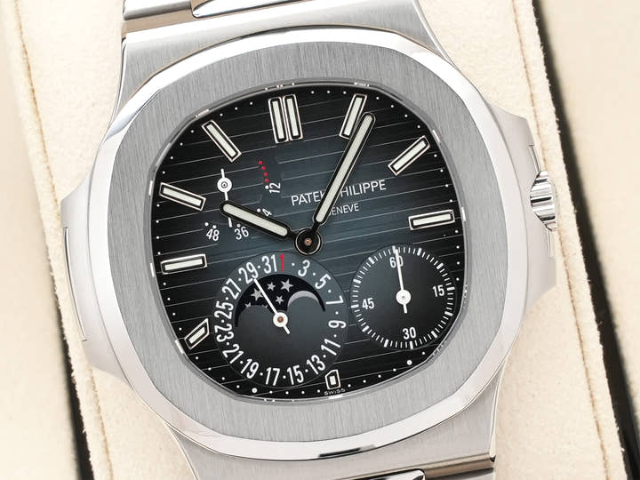 パテックフィリップ ノーチラス プチコンプリケーション Ref.5712/1A-001 ステンレススチール ブルー文字盤