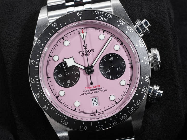 チューダー(チュードル) ブラックベイ クロノ Ref.79360N ピンク文字盤 未使用 kcderc8m