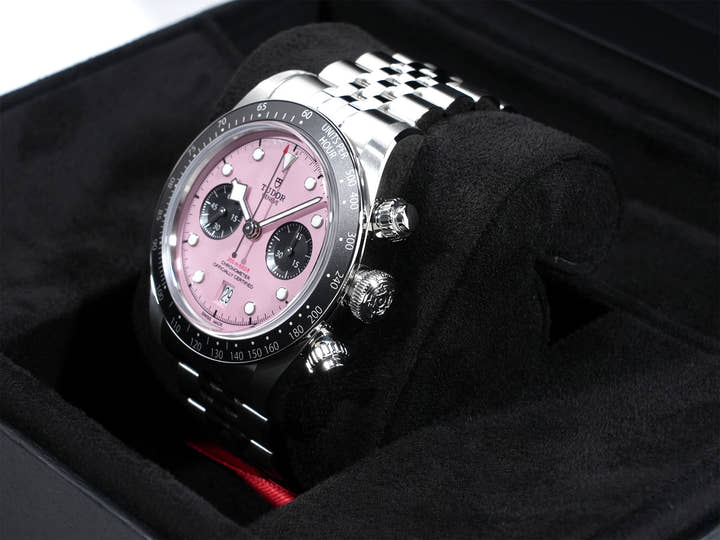 チューダー(チュードル) ブラックベイ クロノ Ref.79360N ピンク文字盤 未使用 kcderc8m