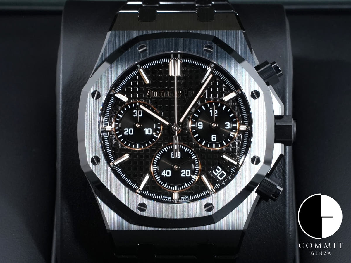 オーデマピゲ ロイヤルオーク クロノグラフ Ref.26240CE.OO.1225CE.02 ブラックセラミック ブラック文字盤