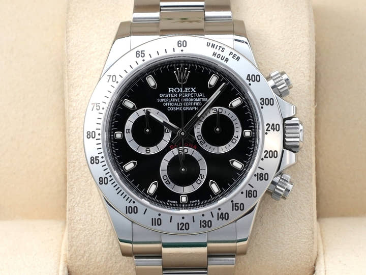 Rolex Daytona Ref. 116520 Stainless Steel Black Dial