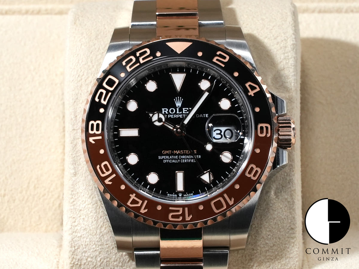 Rolex GMT-Master II Ref. 126711CHNR Stainless Steel/Everose Gold Black Dial