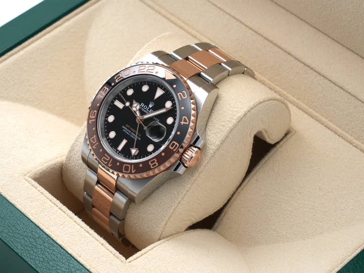 Rolex GMT-Master II Ref. 126711CHNR Stainless Steel/Everose Gold Black Dial