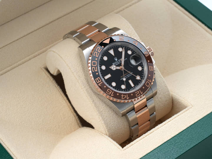 Rolex GMT-Master II Ref. 126711CHNR Stainless Steel/Everose Gold Black Dial