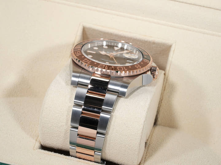 Rolex GMT-Master II Ref. 126711CHNR Stainless Steel/Everose Gold Black Dial