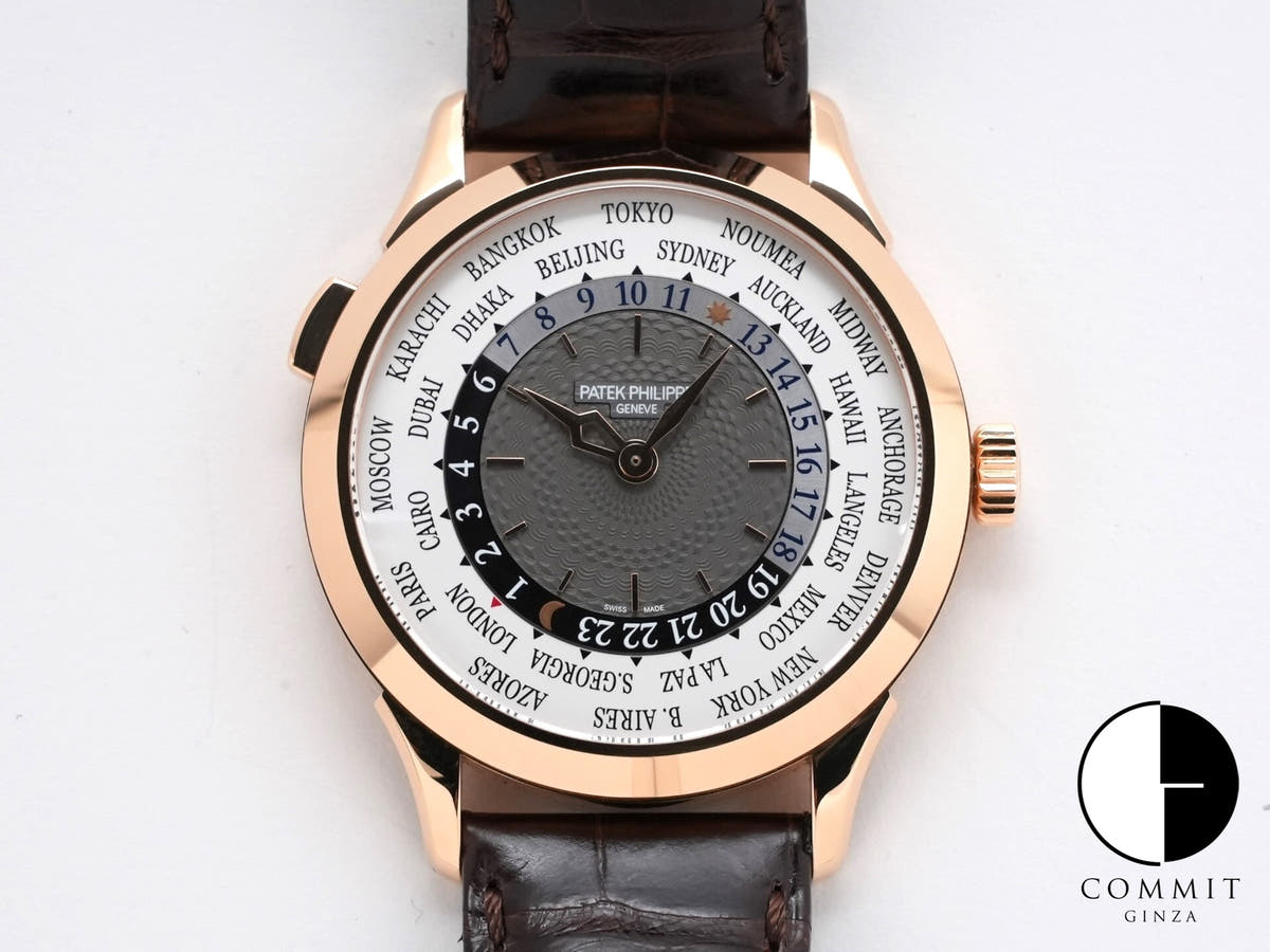 パテックフィリップ コンプリケーション ワールドタイム Ref.5230R-012 ローズゴールド シルバー文字盤