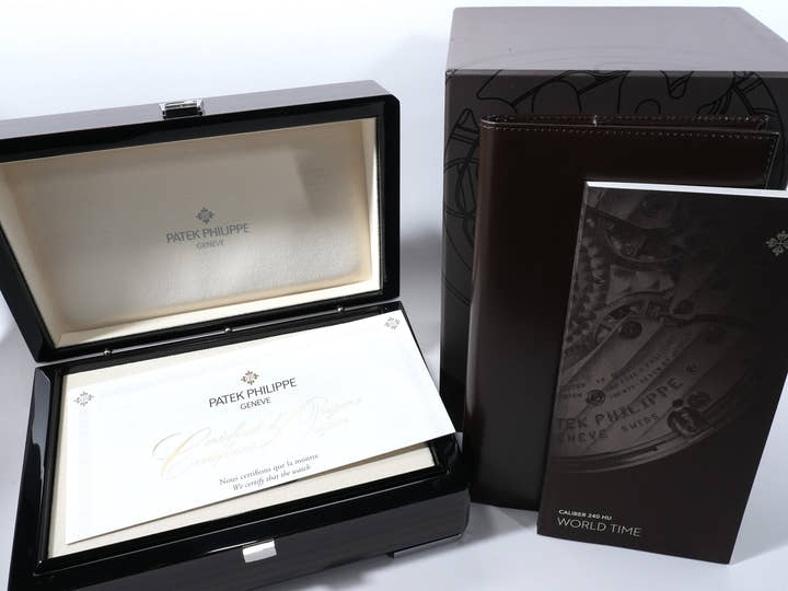 パテックフィリップ コンプリケーション ワールドタイム Ref.5230R-012 ローズゴールド シルバー文字盤