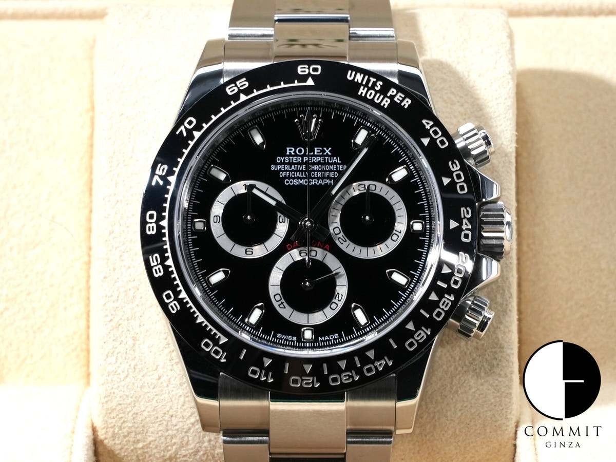 ロレックス デイトナ Ref.116500LN ステンレススチール ブラック文字盤