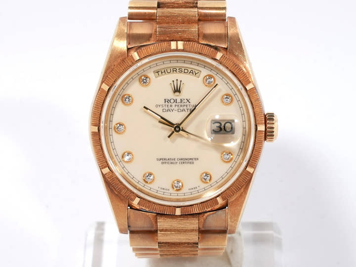 ロレックス デイデイト Ref.18248 イエローゴールド アイボリー文字盤 中古 usd7kwih