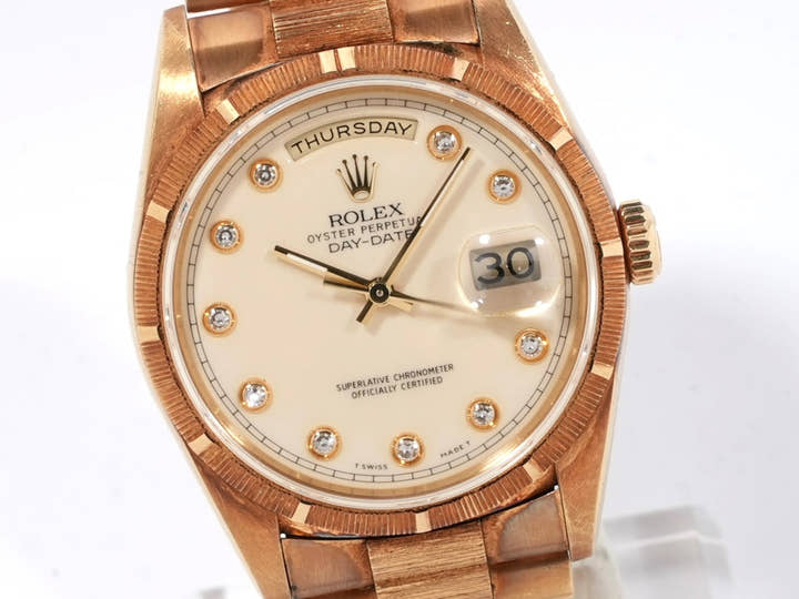 ロレックス デイデイト Ref.18248 イエローゴールド アイボリー文字盤 中古 usd7kwih