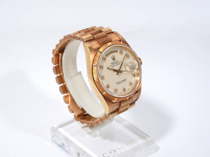 ロレックス デイデイト Ref.18248 イエローゴールド アイボリー文字盤 中古 usd7kwih