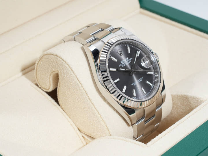 Rolex Datejust 41 Ref. 126334 Stainless Steel/White Gold Slate Dial Oyster Bracelet