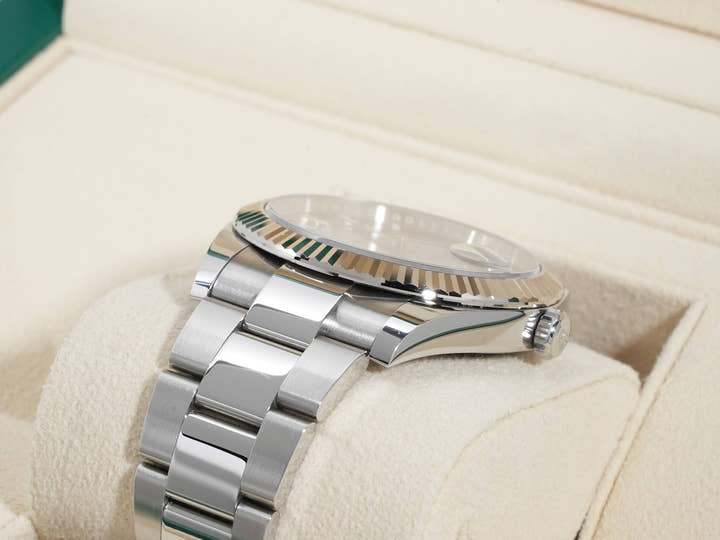 Rolex Datejust 41 Ref. 126334 Stainless Steel/White Gold Slate Dial Oyster Bracelet