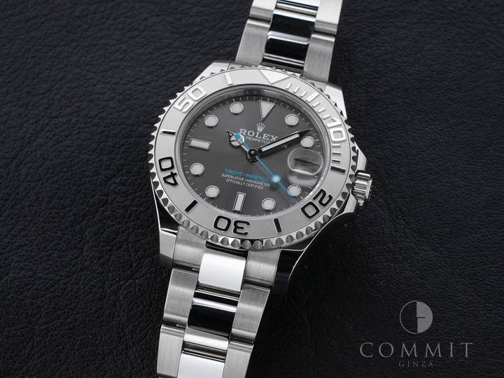 ロレックス ヨットマスター37 Ref.268622 ステンレススチール/プラチナ スレート文字盤