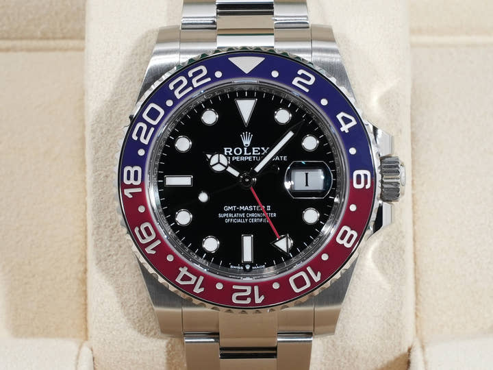 Rolex GMT-Master II Ref. 126710BLRO Stainless Steel Black Dial Oyster Bracelet