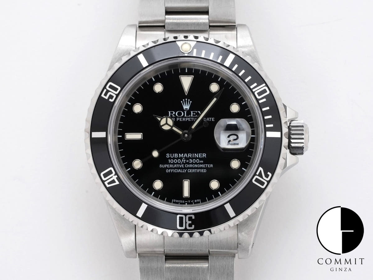 ロレックス サブマリーナー デイト Ref.16610 ステンレススチール ブラック文字盤