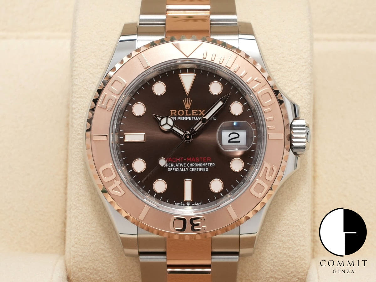 ロレックス ヨットマスター40 Ref.126621 ステンレススチール/エバーローズゴールド チョコレート文字盤
