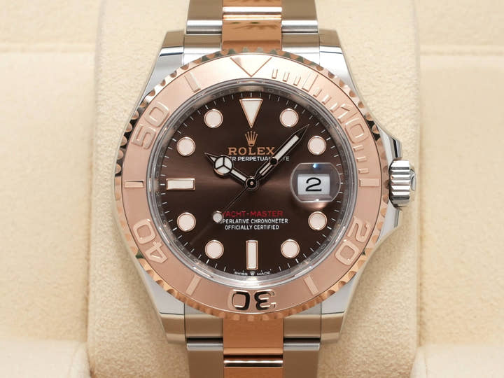 ロレックス ヨットマスター40 Ref.126621 ステンレススチール/エバーローズゴールド チョコレート文字盤